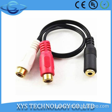 3.5mm to 2rca cable